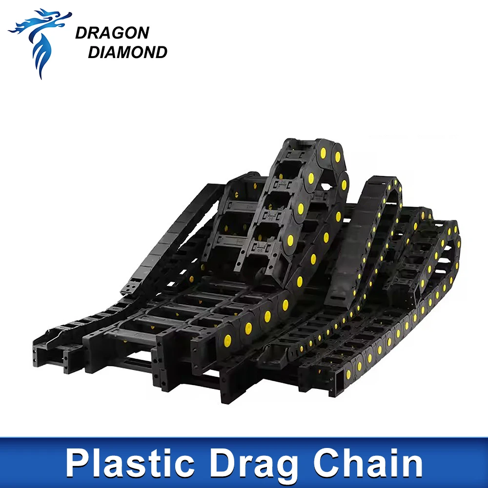 1M Length 25X77/35X75mm Cable Drag Chain Cable Carrier for CNC Milling Machine Router Wire Protection