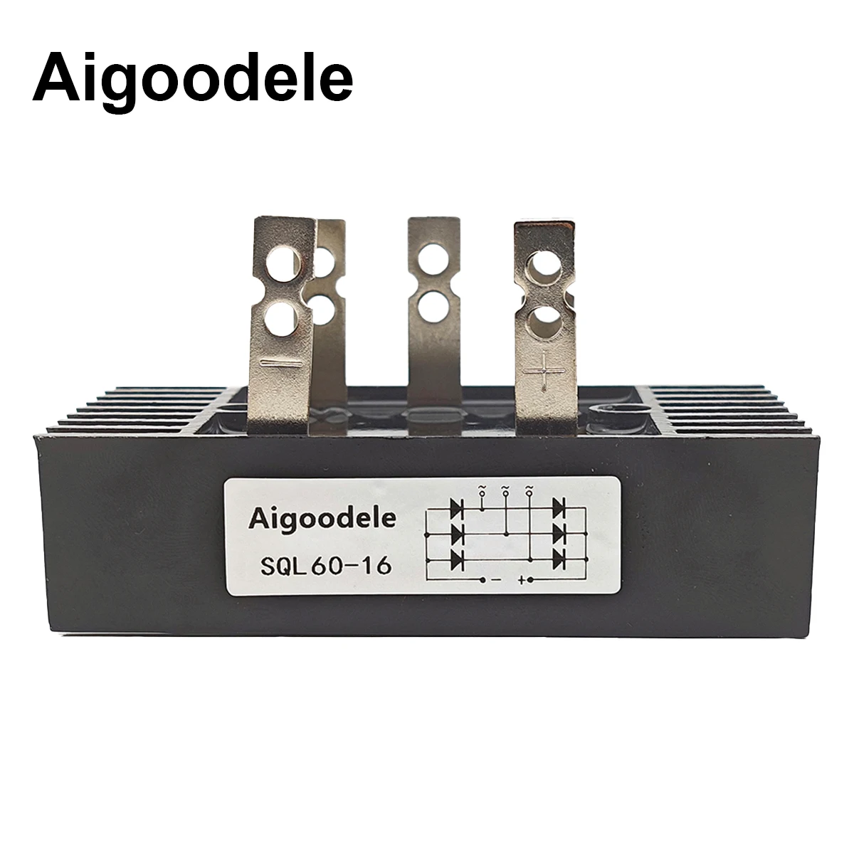 100A 1600V Three Phase Diode Bridge Rectifier AC/DC Generator Voltage Regulator Components SQL40A 50A 60A 80A 100A Module