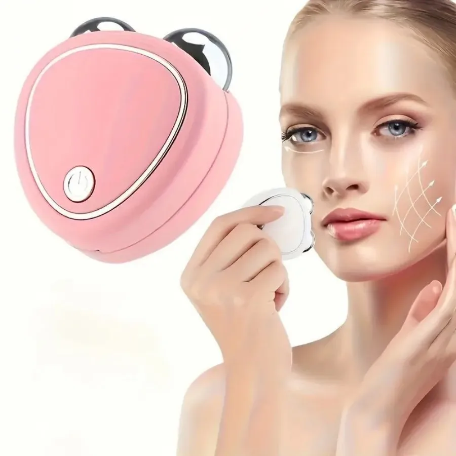 Levantamiento Facial Con Microcorriente Antiarrugas, Microcurrent Facial Device, Microcurrent Face Lift Machine, Dispositivo De