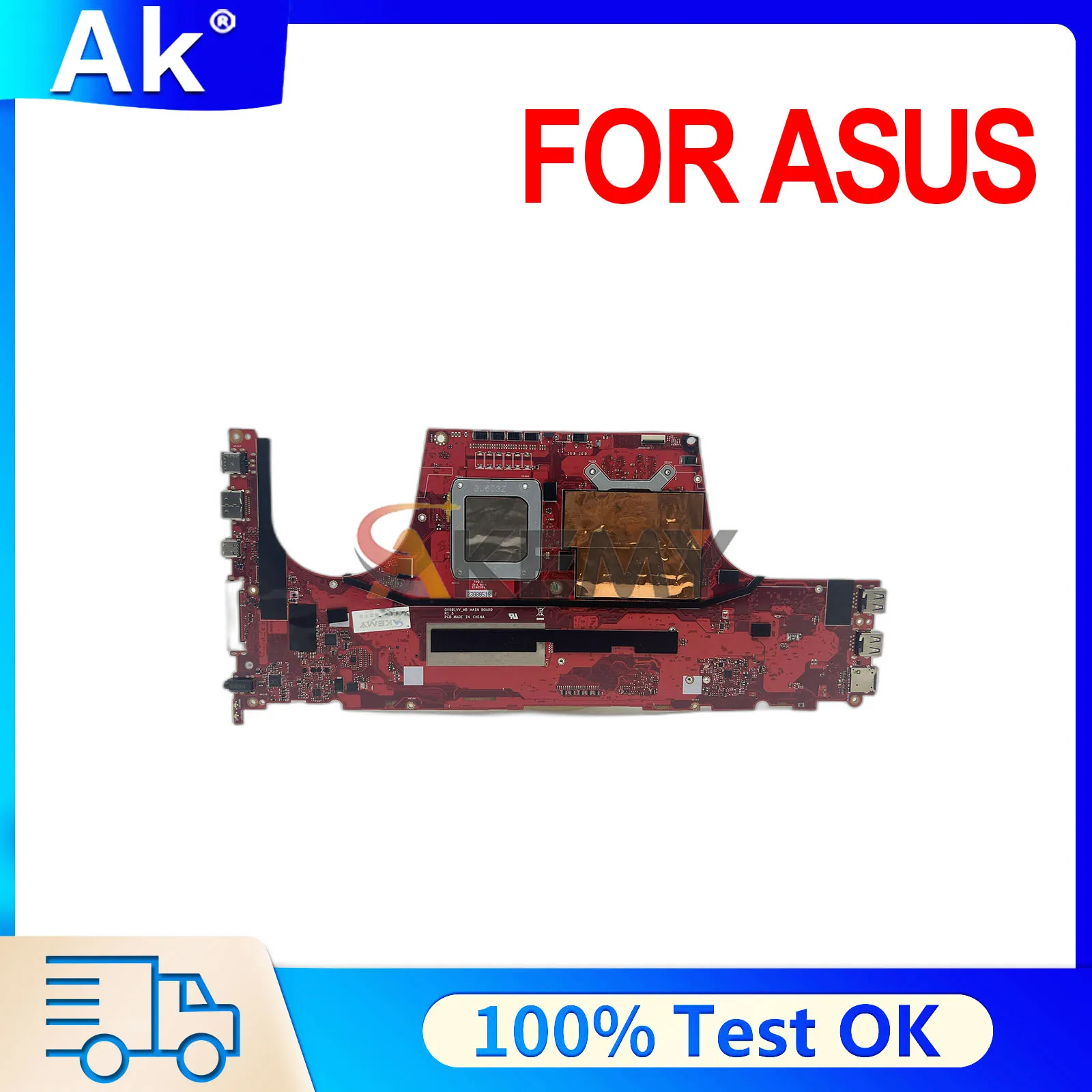 GV601VV GV601V Mainboard For ASUS ROG Flow X16 Laptop Motherboard i9-13900H CPU RTX4060/V8G Tested OK