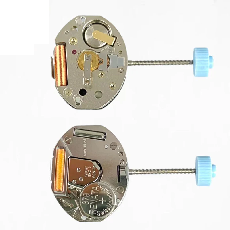 العلامة التجارية الجديدة روندا 751 حركة 2 الأيدي حركة ساعة كوارتز مع ملحقات استبدال البطارية