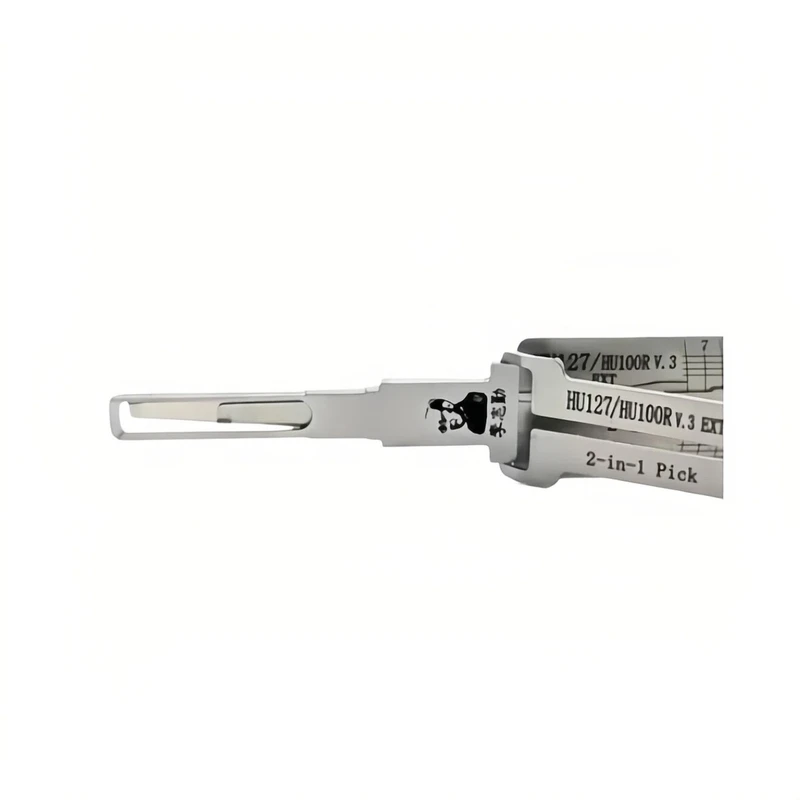 Original Lishi HU127/HU100R v.3 EXT 2-in-1 Schlosserwerkzeug Schlossöffner & Decoder – Detail 2