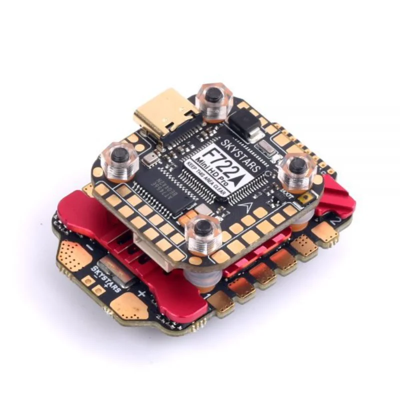 VoidFly Skystars F722 Mini HD Pro Flight Controller For Drone 55A AM32 32Bit 3 6S ESC Stack