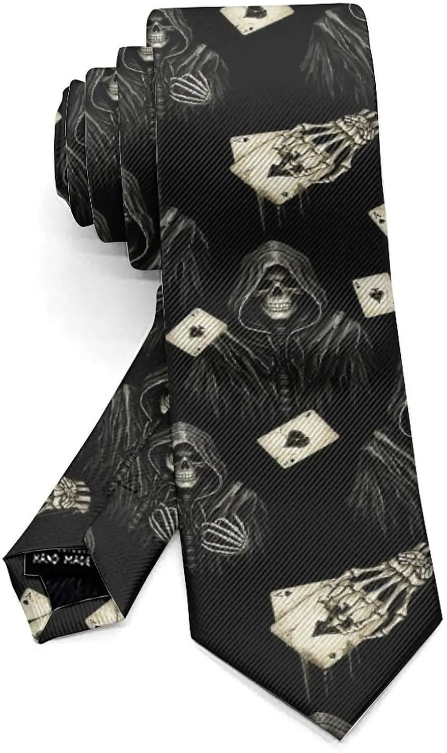 Men's Necktie Halloween Pumpkin Skulls, Slim Party Office College Wedding Decorative Ties Holiday