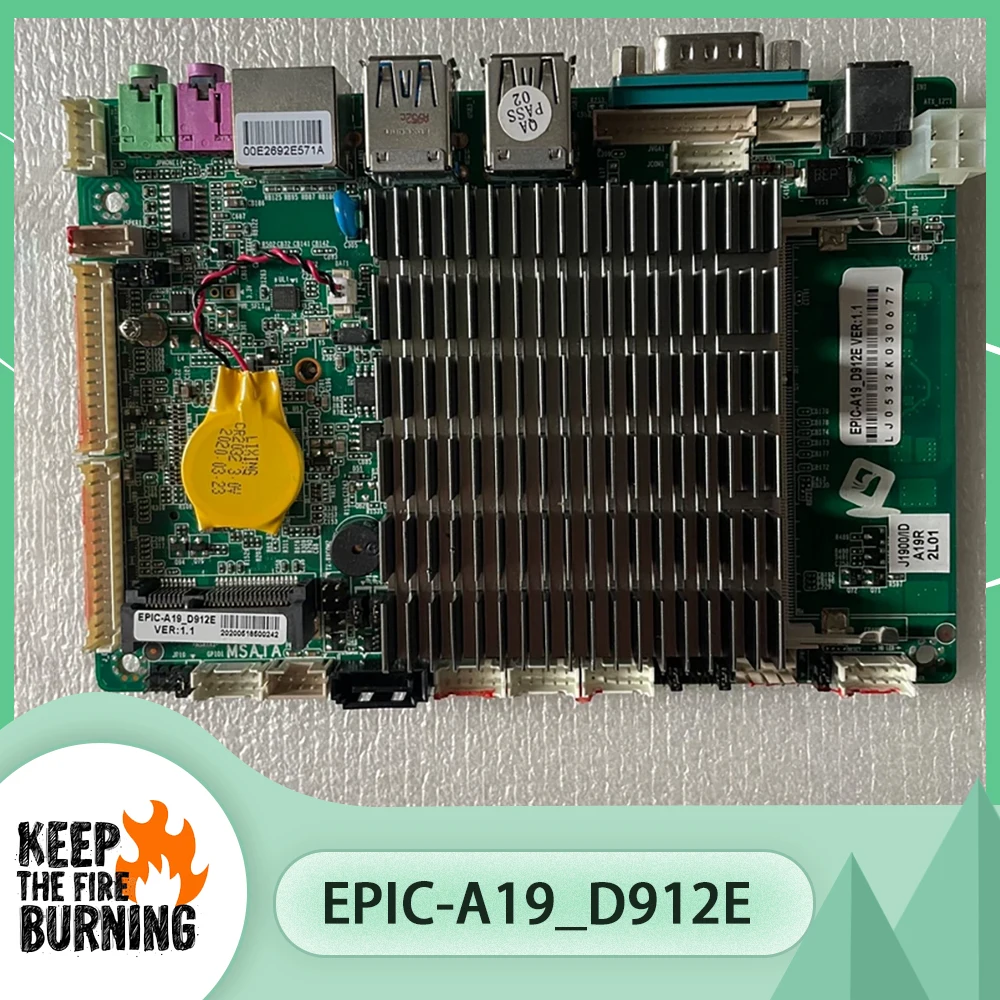 EPIC-A19_D912E VER:1.1 Industrial control motherboard J1900