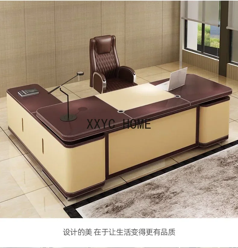 Atmospheric Office Desk and Chair Combination Boss Desk Simple Modern Manager Executive Desk