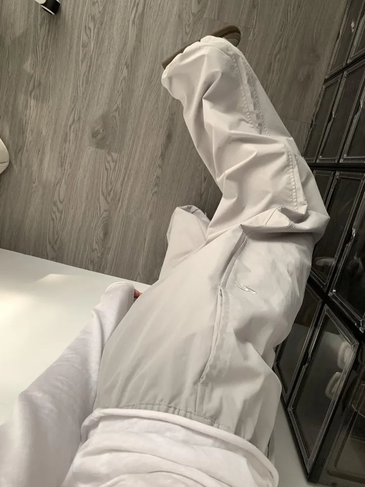 

American Retro Pleated Work Pants Women's High Waist Drapey Casual Loose Spor Wide Leg Long Trousers Summer Faion