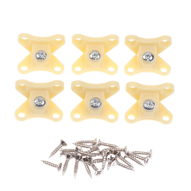 6/10 Set Removable Corner Bracket Zinc Alloy Butterfly Corner Bracket With Screws - Support Connectors For Furniture Drawers