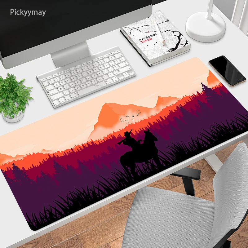 

Red Dead Redemption 2 Mousepad Gaming Accessories Non-slip Large Mouse Pad Gamer Mausepad Keyboard Mat Tapis De Souris Deskmat