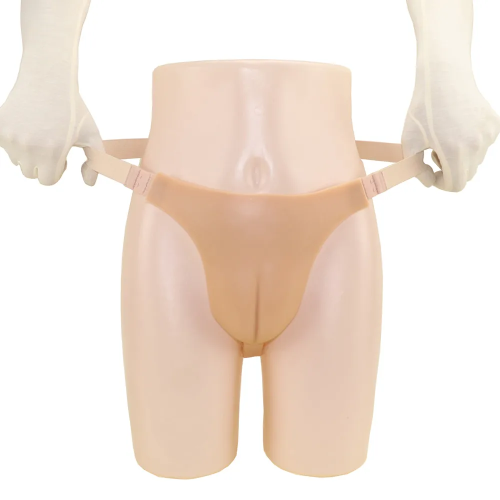 Crossdressing Male to Female Camel Toe Panty Silicone Hiding Gaff Pussies Fake Vagina Pad Shemale Pussy Transgender Crossdresse