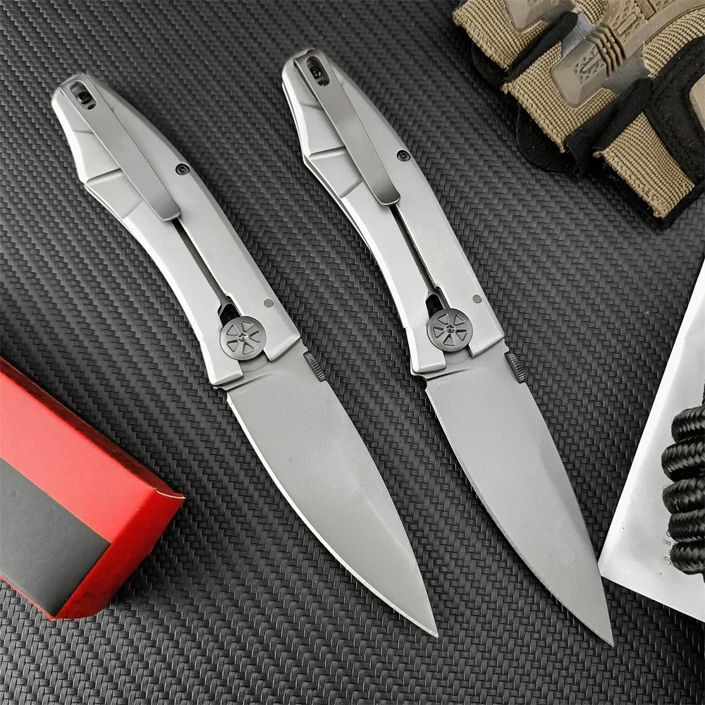 KS 3440 Ball Bearing Assisted Pocket Knife Sharp 8Cr13Mov Blade 420 Steel Handle Outdoor Hunting EDC Utility Camping Tool