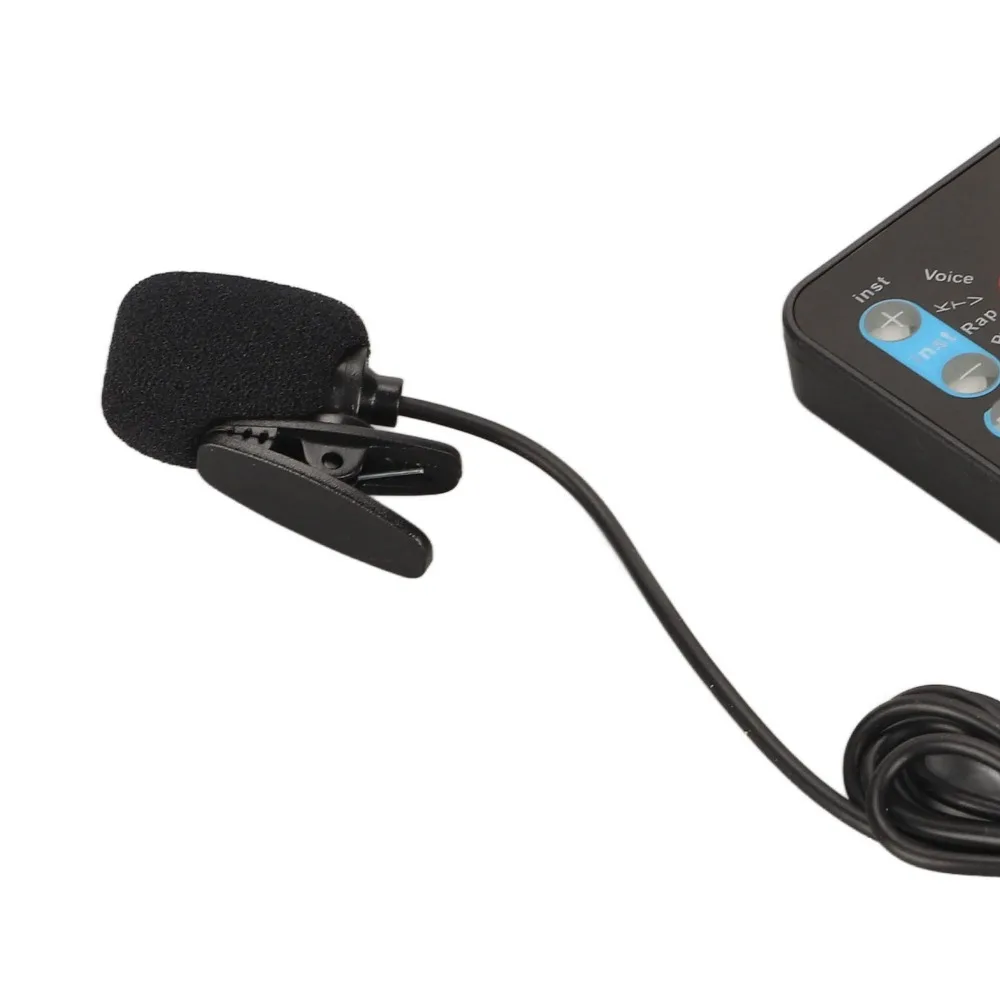 M10 Handheld Voice Changer Karaoke Function Male Female Voice Switch Voice Changer Device Fine Tuning Sound Changer Card