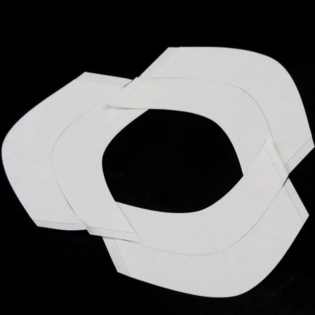 Tiras de extensión adhesivas dobles, cinta de cabello fuerte sin brillo, impermeable para tupé/pelucas de encaje, película en forma de CC, 72 unidades por lote