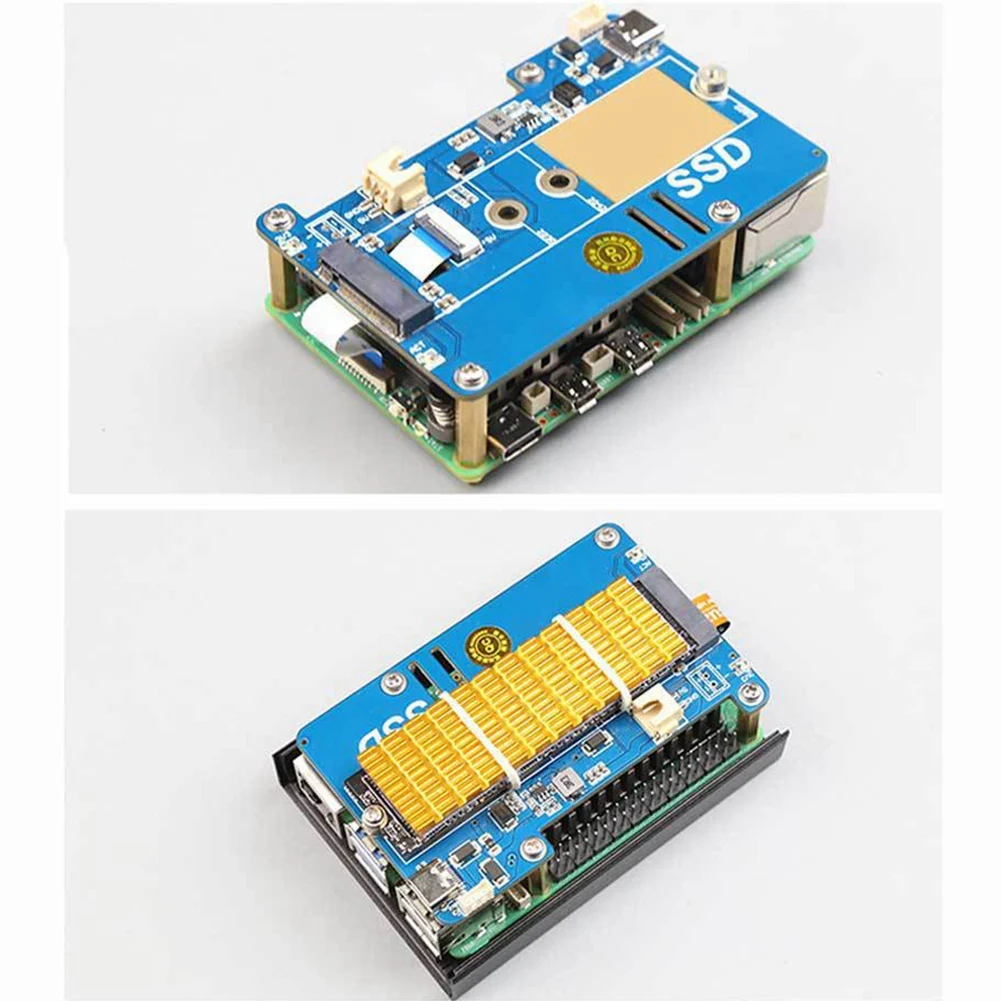 Плата расширения SSD MPS2280P PCIE M.2 NVME для Raspberry Pi 5
