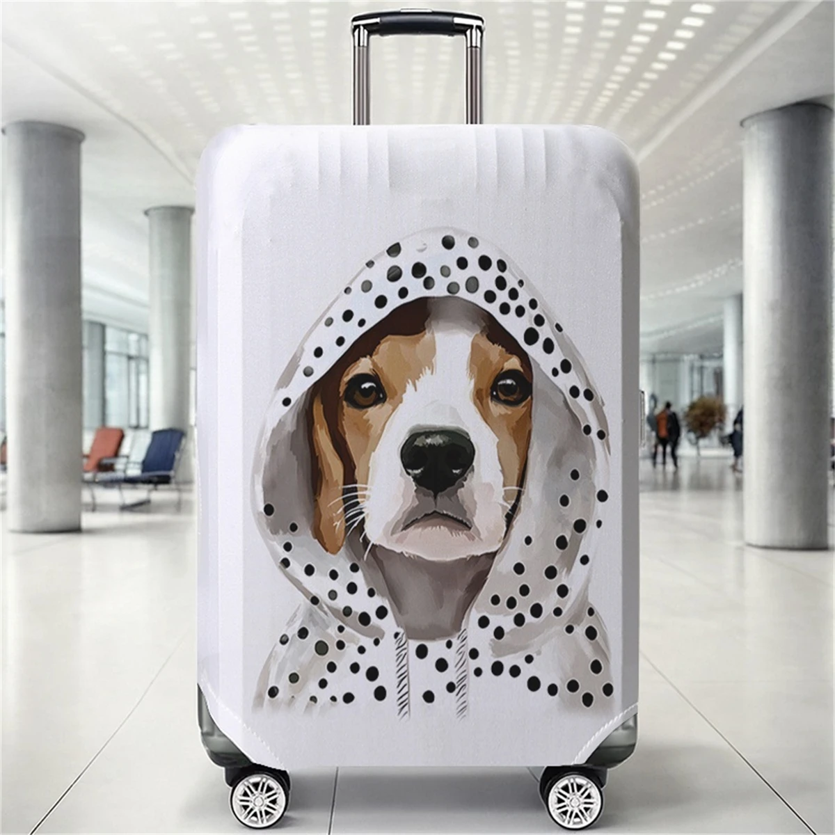 

Beagle pattern luggage protection cover, suitable for 18-32 inch luggage covers, luggage handle gloves, travel accessories