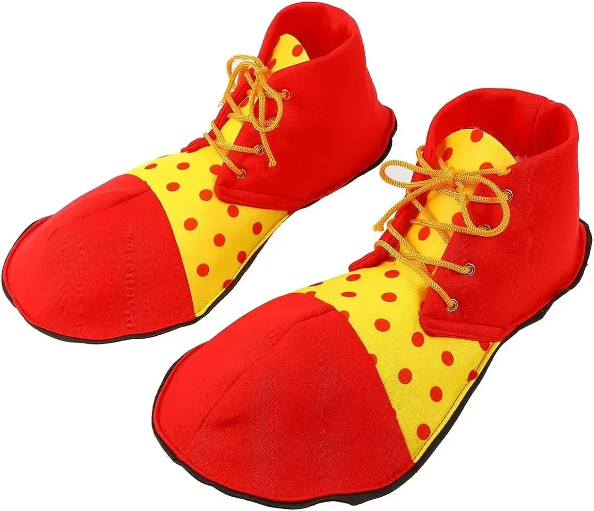 2025 Clown Costume Shoes Unisex Clown Shoes Carnival Clown Costume Accessories for Carnival Masquerade Party