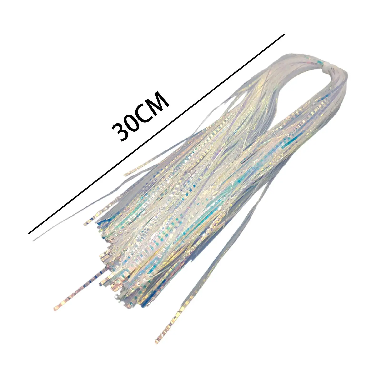 Golden Film Crystal Flash Fly Tying Materials 30cm Shiny Thread Fishing Supply for Tying Fly Hooks