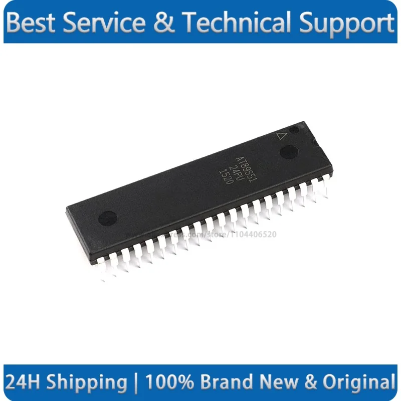 AT89S51-24PU DIP-40 Atmel Microcontroller New Original