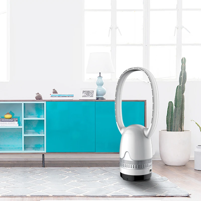 أحدث مروحة بلا أوراق 32 بوصة مروحة كهربائية خالية من الشفرة منزلية فائقة الهدوء مروحة تبريد مراوح تنقية الهواء 1-12H توقيت 220 فولت