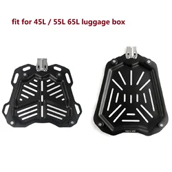 45L/55L 65L Universal Motorcycle Rear Top Luggage Box Storage Case Tailbox Trunk Cargo Toolbox Bracket Plate Shelf Holder Parts