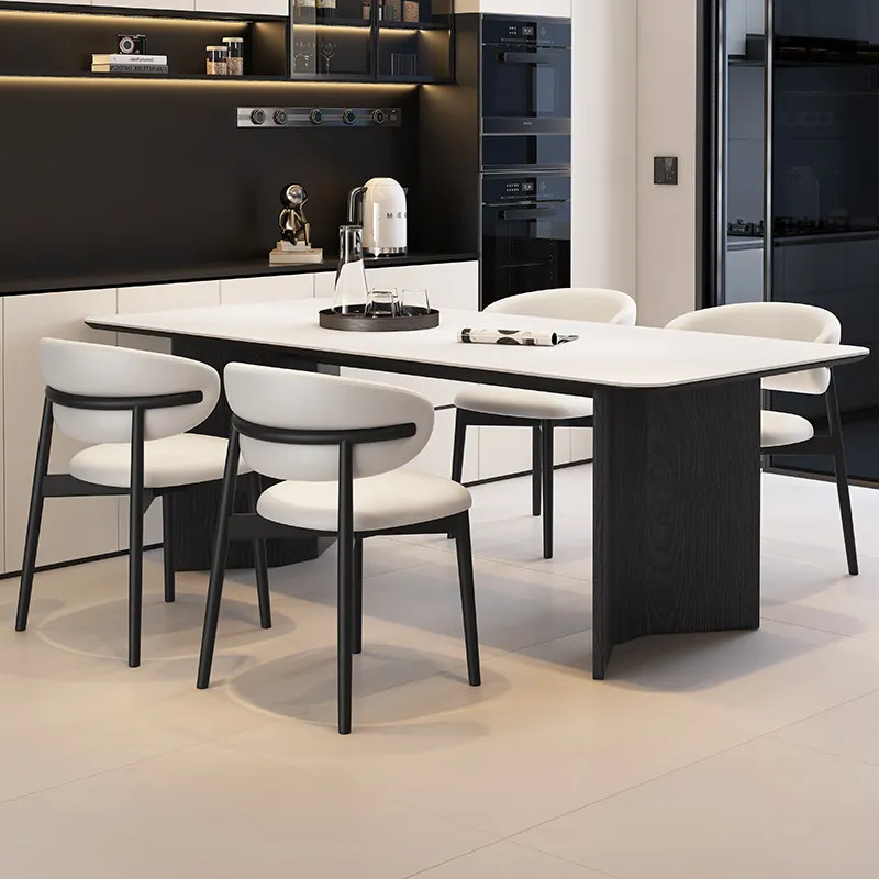 

Living Room Kitchen Dining Table Modern Luxury Conference Restaurant Dining Table Space Saving Designer Mesa Office Furniture