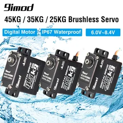 HOT 9imod 25KG 35KG 45KG Metal Gear Brushless Digital High Voltage Waterproof Servo For 1/8 1/10 Remote Control Car