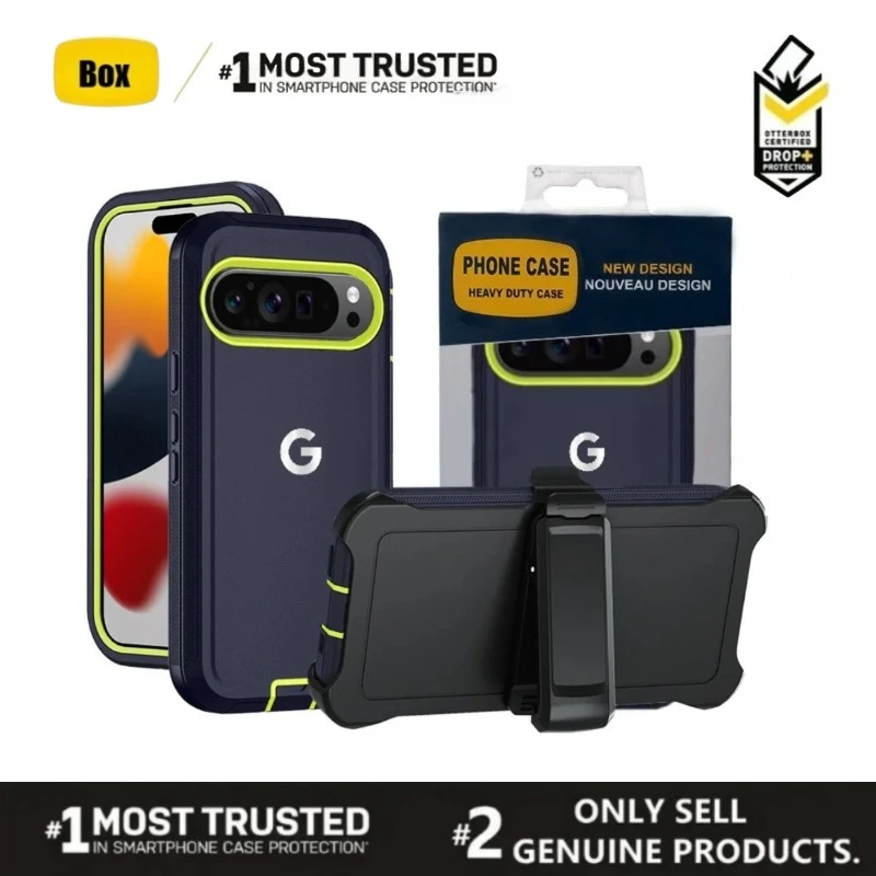 Google Shockproof "G" Defender Armor Coque Case for Google Pixel 10A 10 9A 8A Pro XL Belt Clip Enhanced Anti-Drop Hard Ott-Box Cover - Aliexpress Deal
