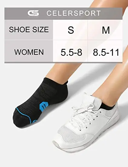 Breathable Shape Anti-Friction Sports Ankle Socks Compression Socks Ankle High Elastic Compression Socks Four Seasons Nylon