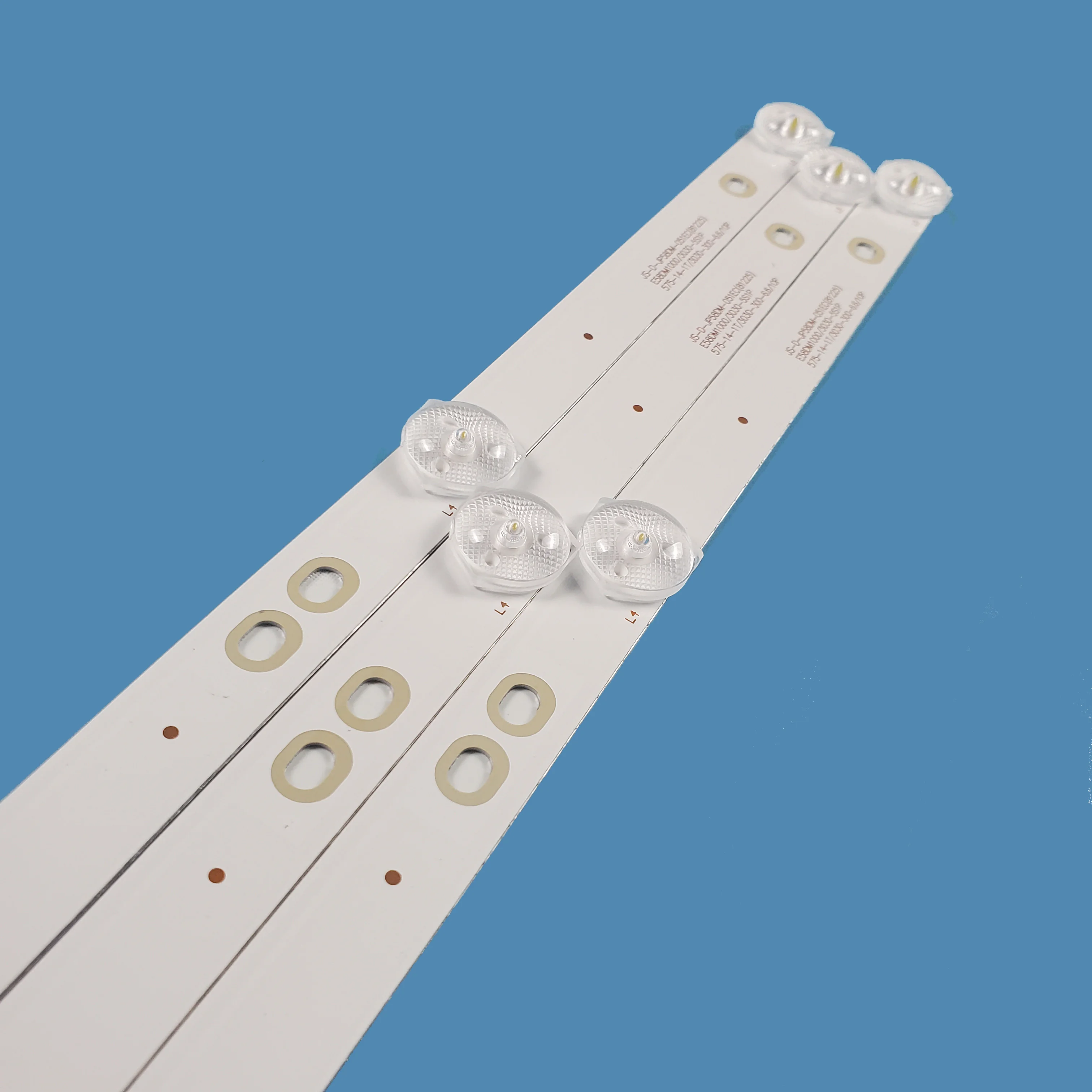 58inch LED ARRAY JS-D-JP58DM-051EC(81225) E58DM1000/3030-5S1P for Polaroid tvled584k01 led TV backlight strip 10PCS/set 575MM