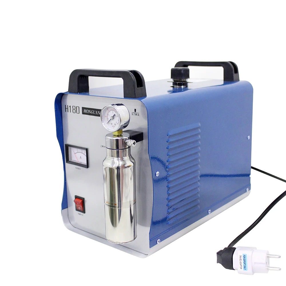 H160/H180 Vlam Polijstmachine 220V Lasser Machine Plexiglas Acryl Waterstof Elektrolyse Water Lasmachine