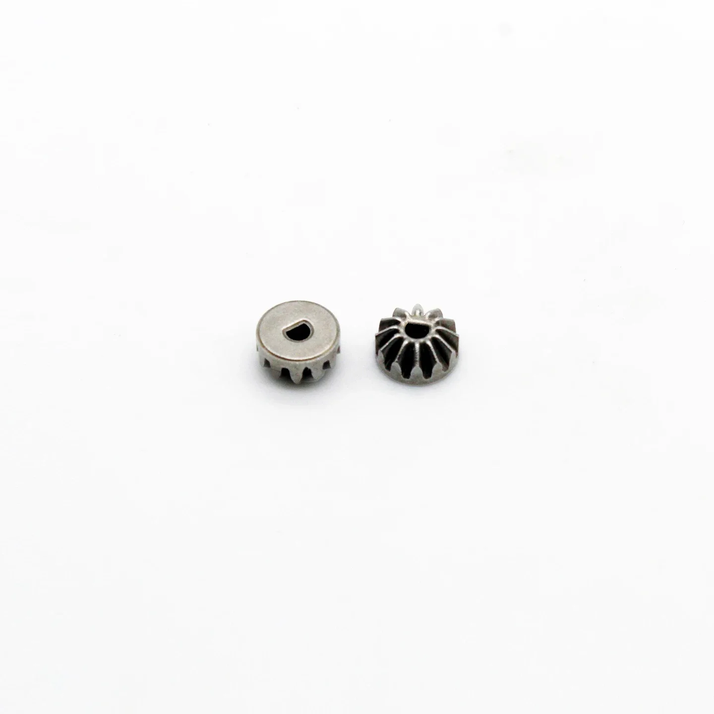 2pcs/lot High Precision Micro Metal Bevel Gear 0.5M 12T 2mm D-Shaped Hole 90 Degree 1:1 Transmission Gear (gear only)