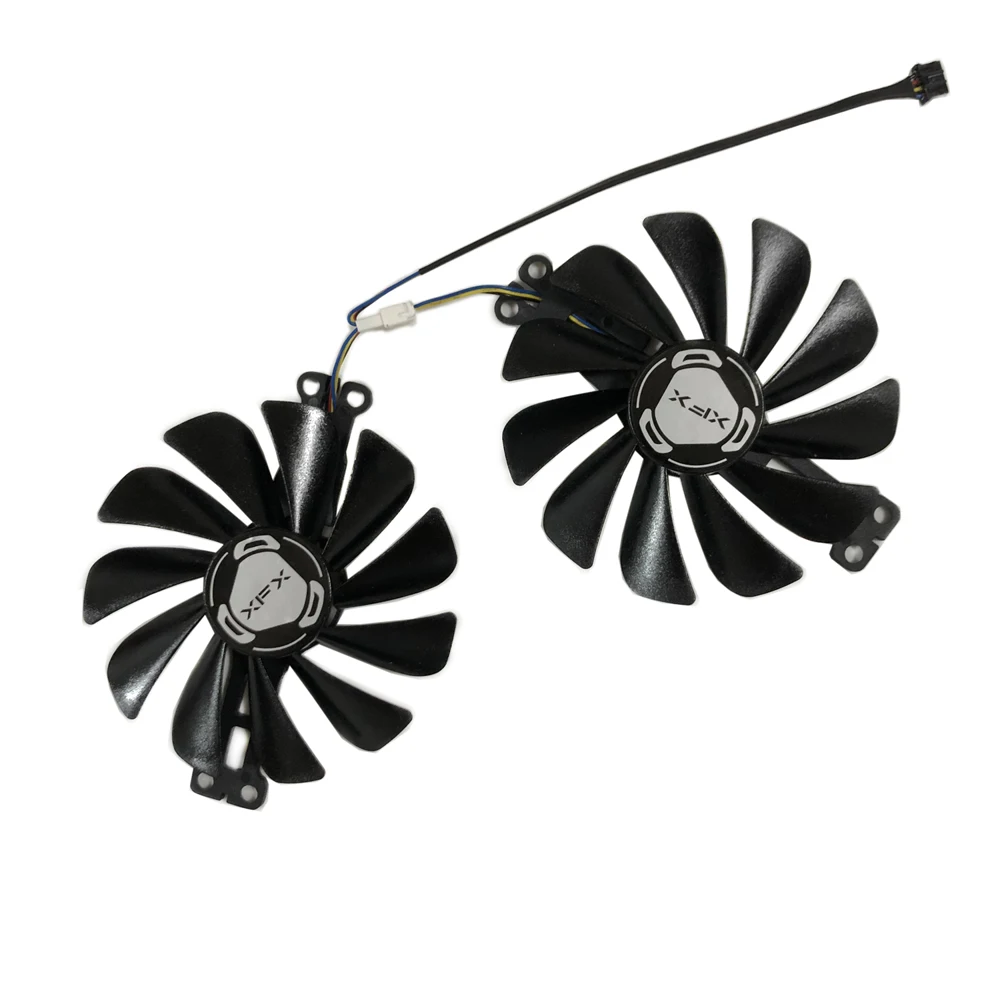 FY09015M12LPA,CF1010U12S,FDC10U12S9-C, ventilador para tarjetas gráficas, enfriador GPU, 2 unids/set, 95mm(100mm), para XFX RX 6600 XT RX 6600XT