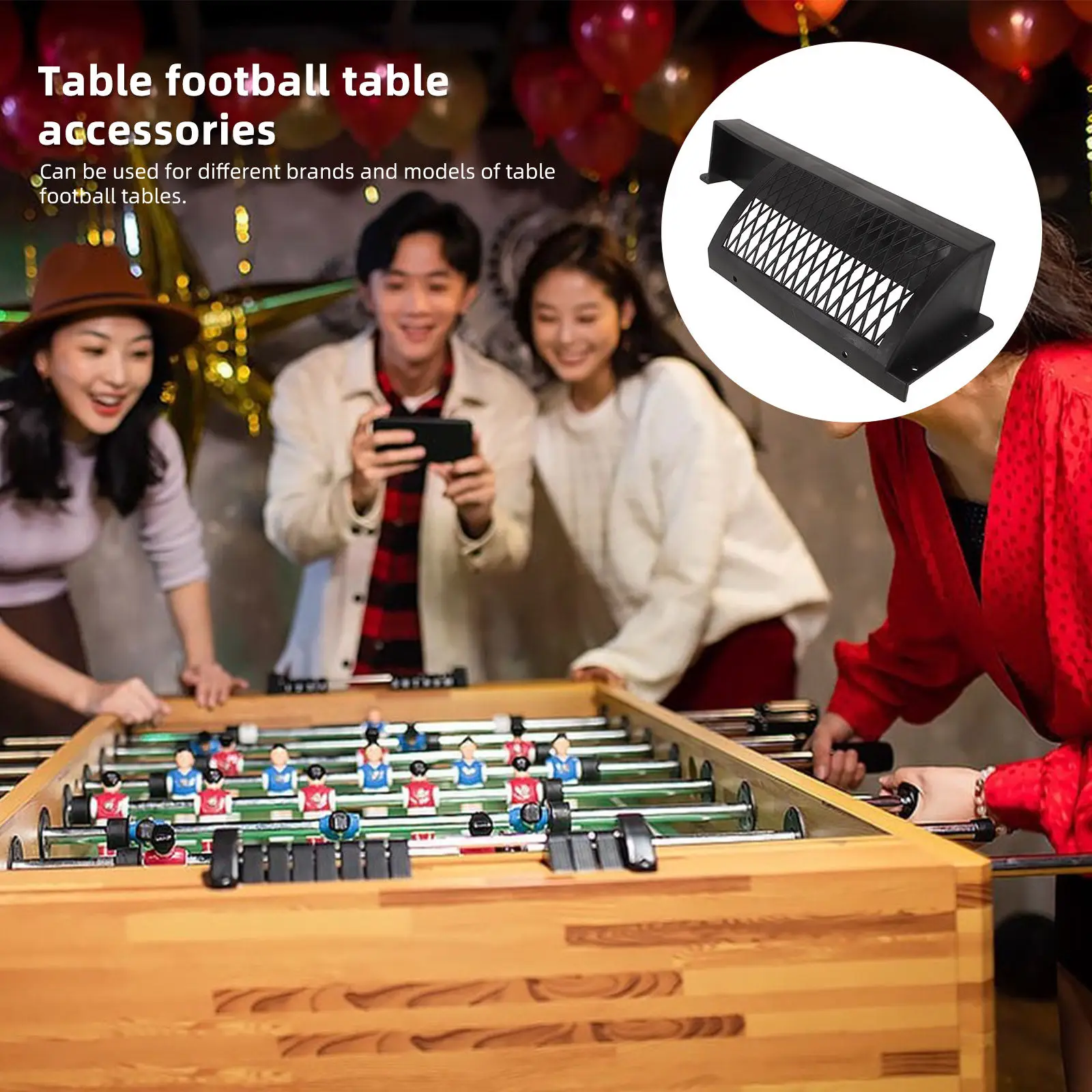 

2 шт. пластиковые сетчатые ворота для настольного футбола, незаменимые запасные части для футбольного стола