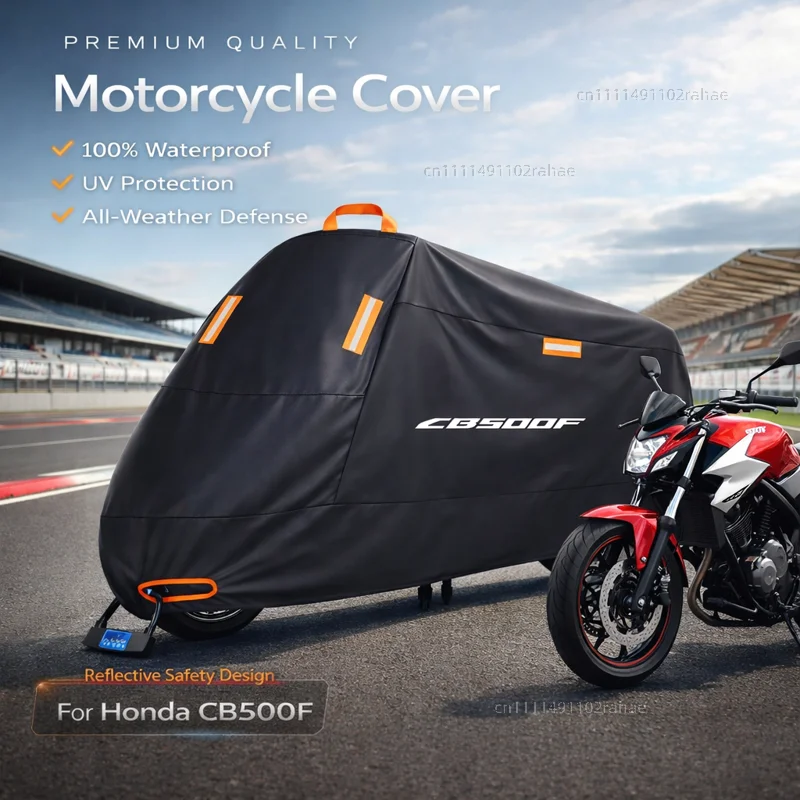 

Чехол для мотоцикла Honda CB500F CB, водонепроницаемый, из прочного полиэстера, с защитой от УФ-излучения, дождя, пыли и солнца, для скутера