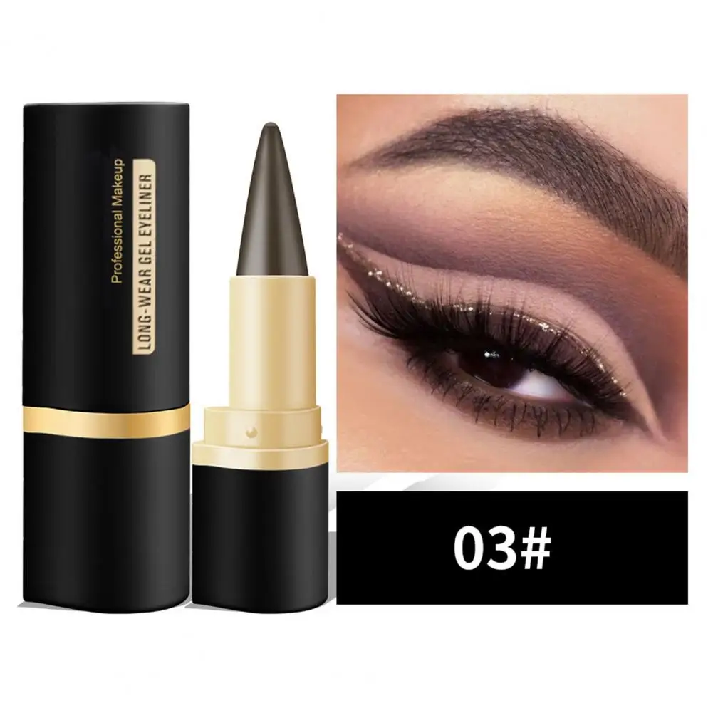 3g Eyeliner Bleistift wasserdicht Eyeliner Bleistift Set langlebige wisch feste Augen Make-up Werkzeuge schwarz braun für Frauen für verschiedene