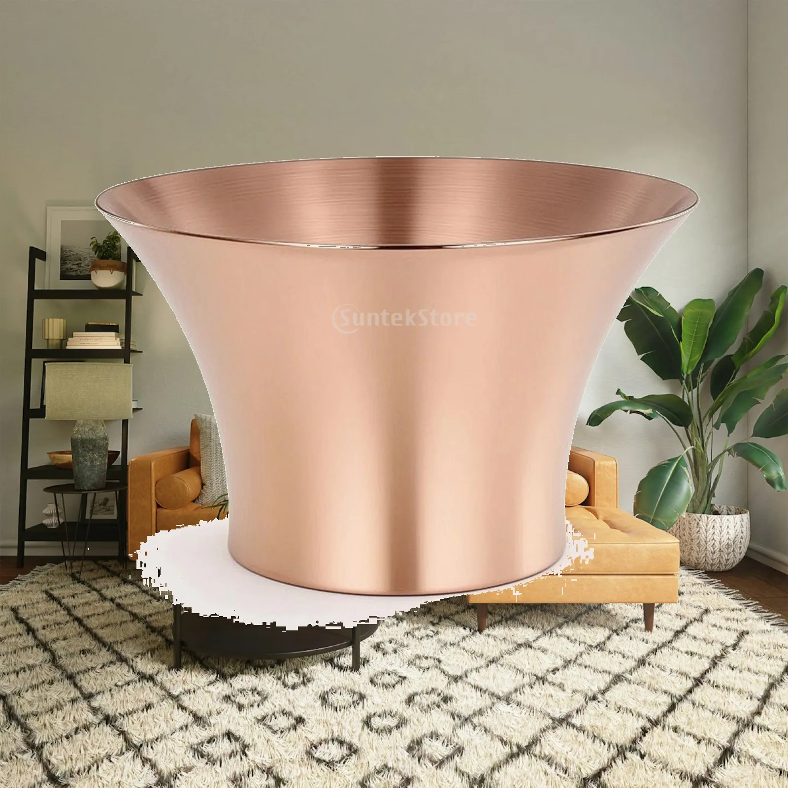 Champagne Basin Polished Champagne Bowl Rust-Resistant for Home Bar, Party Hosts
