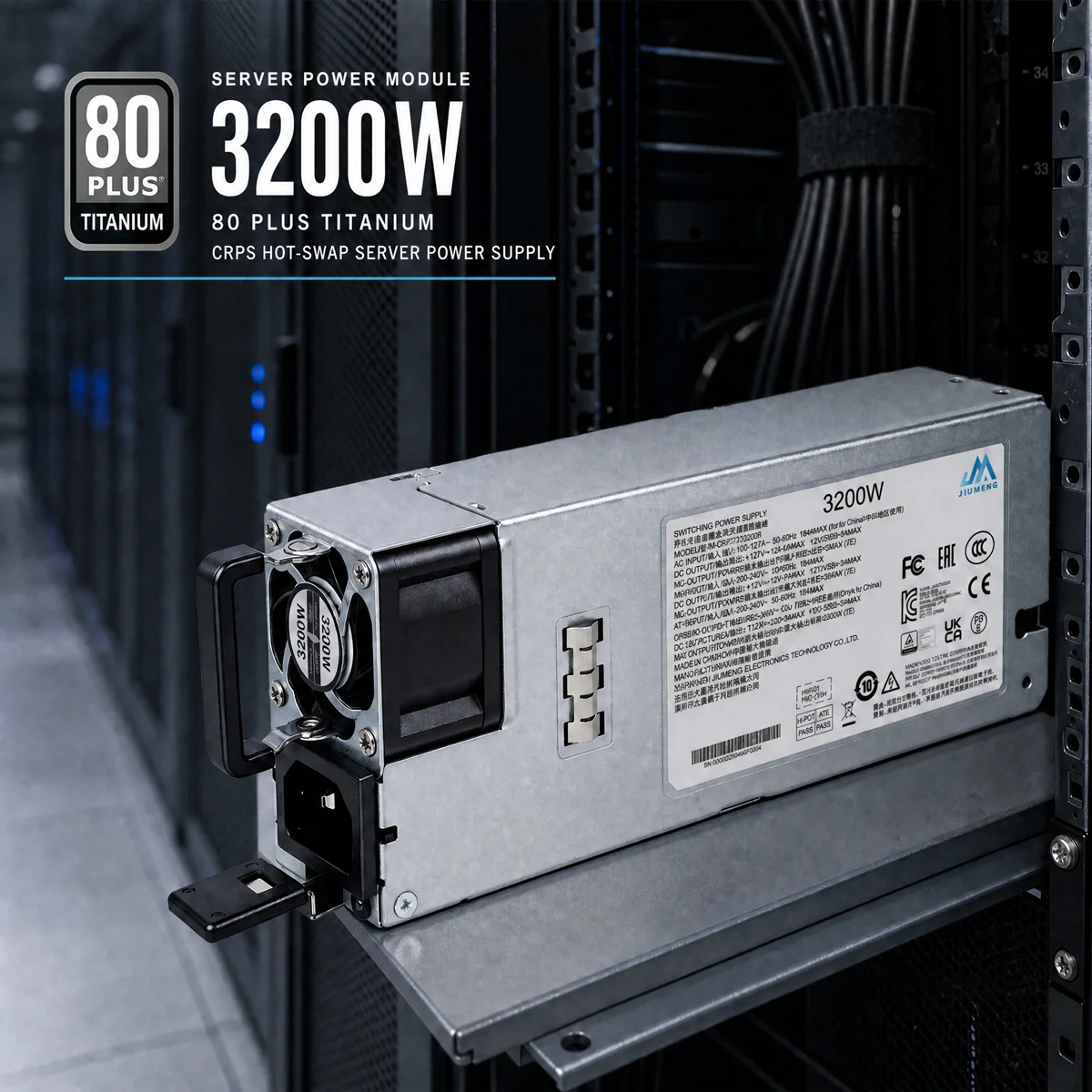 80Plus Titanium Dual AC Input 3200w Redundant Atx Power Supply Cpu Server Power Supply 3k Psu