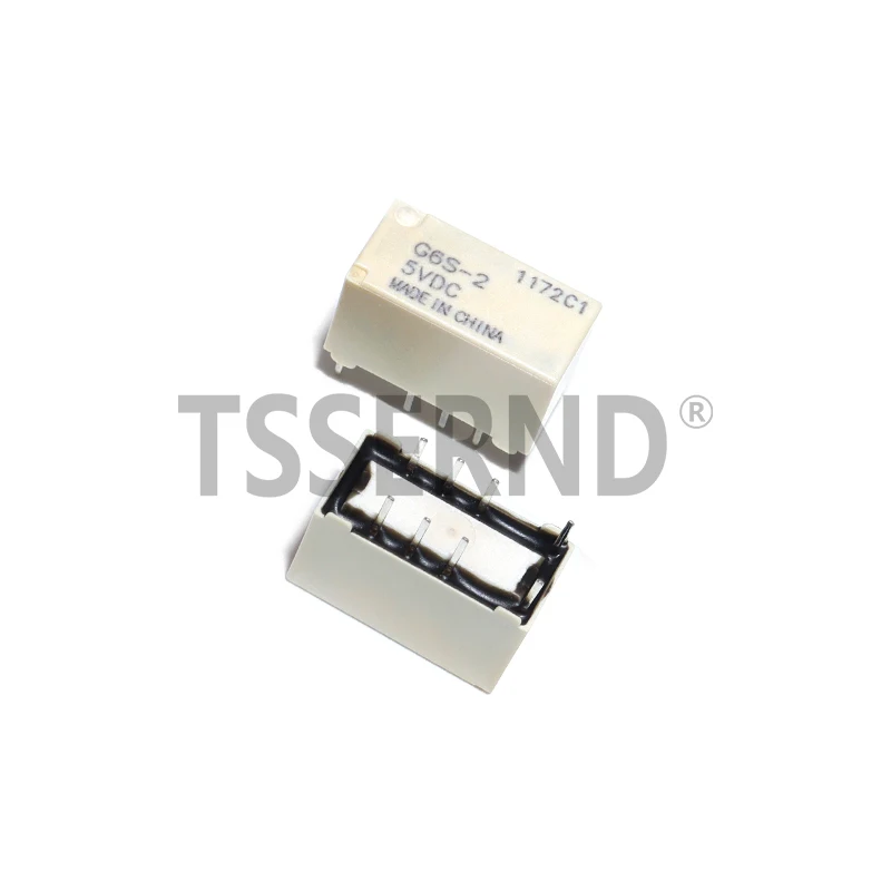 5PCS New G6S-2 3VDC 5VDC 12VDC 24VDC Signal Relay 8Pin DC 3V 5V 12V 24V 2A Mini Signal Switch Relays