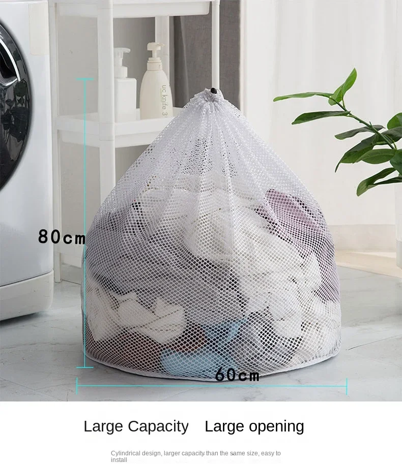 1/2/4 Stück Große Wäschesäcke aus Netzstoff für BHs, Socken und Unterwäsche – Organizer für Waschmaschine und Kleidungszubehör – Detail 8