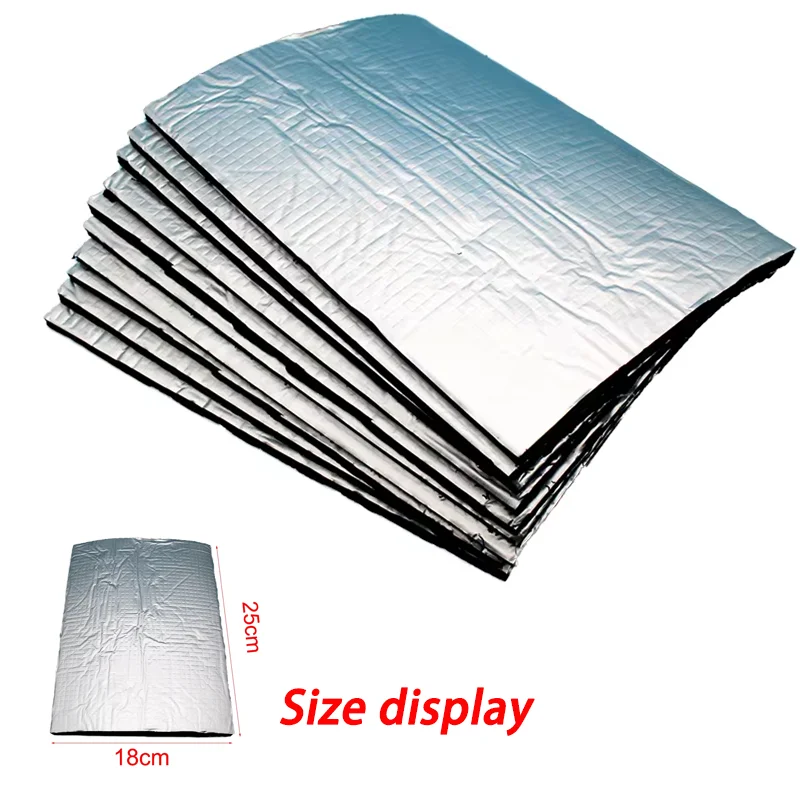 Coussinets d'isolation et d'insonorisation de voiture, améliore l'isolation thermique et l'effet de réduction du bruit, camions et boîtes, 5mm, 1, 5, 10shee