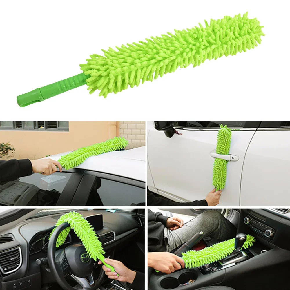 Extra Long Soft Microfiber Chenille Car Wheel Wash Brush Microfiber Wheel Cleaner Car Wash Home Clean Accessorie