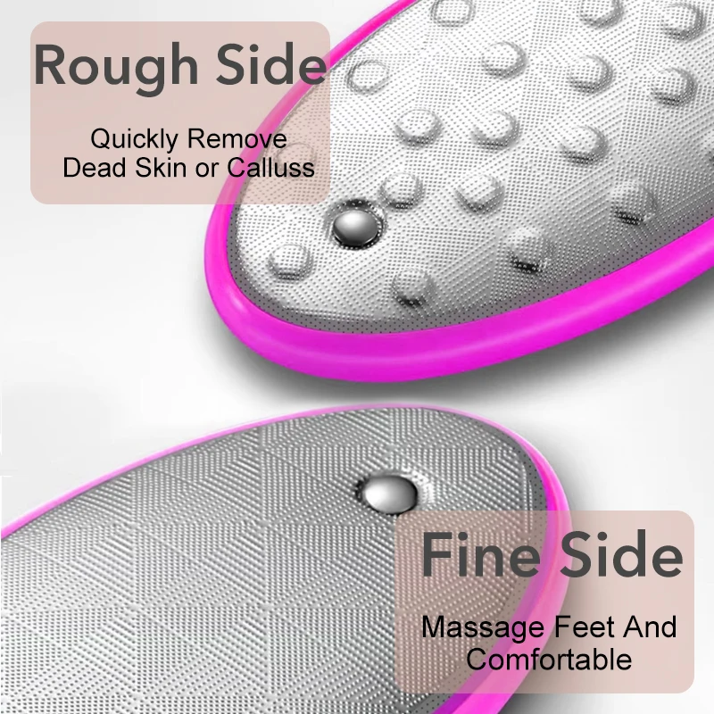 1 قطعة الفولاذ المقاوم للصدأ القدم المتقلب الكالس ومطحنة الجلد لتقشير الأظافر إزالة الجلد الميت الكالس فرك ملف القدم #3