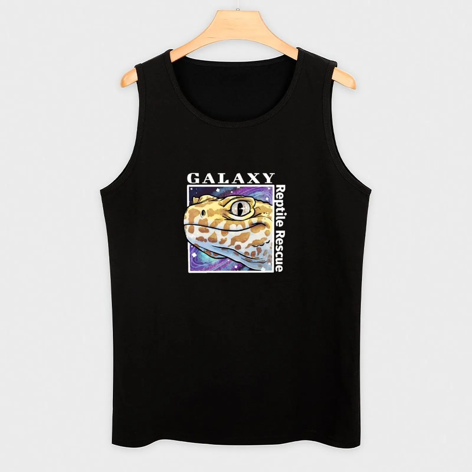 Galaxy Reptile Rescue (أبيض) تانك توب رجل مثير؟ زي الصالة الرياضية توب القميص للرجال ملابس الصالة الرياضية الرجال