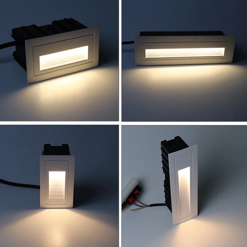 الإضاءة في الهواء الطلق DC12V LED جزءا لا يتجزأ من لخطوة ودرج حديقة في الشرفة الممر ساحة A85-265V 10 واط 5 واط وحدة إضاءة LED جداريّة مصباح مقاوم للماء IP65 #5