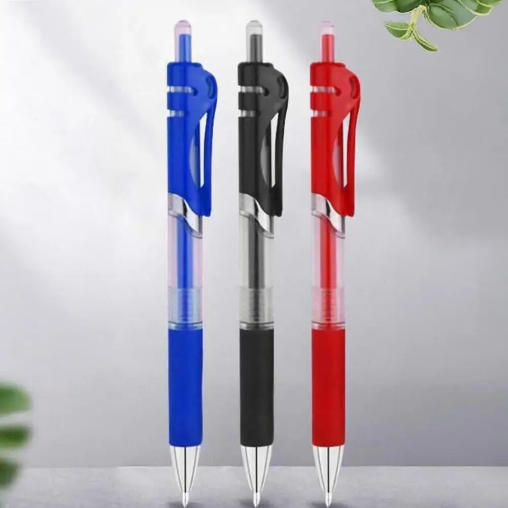 Quick Dry Ink Pens 5pcs Retractable Gel Pens Set 0.5mm Fine Point Smooth Writing Ink Pens Quick Dry Office School for Precise