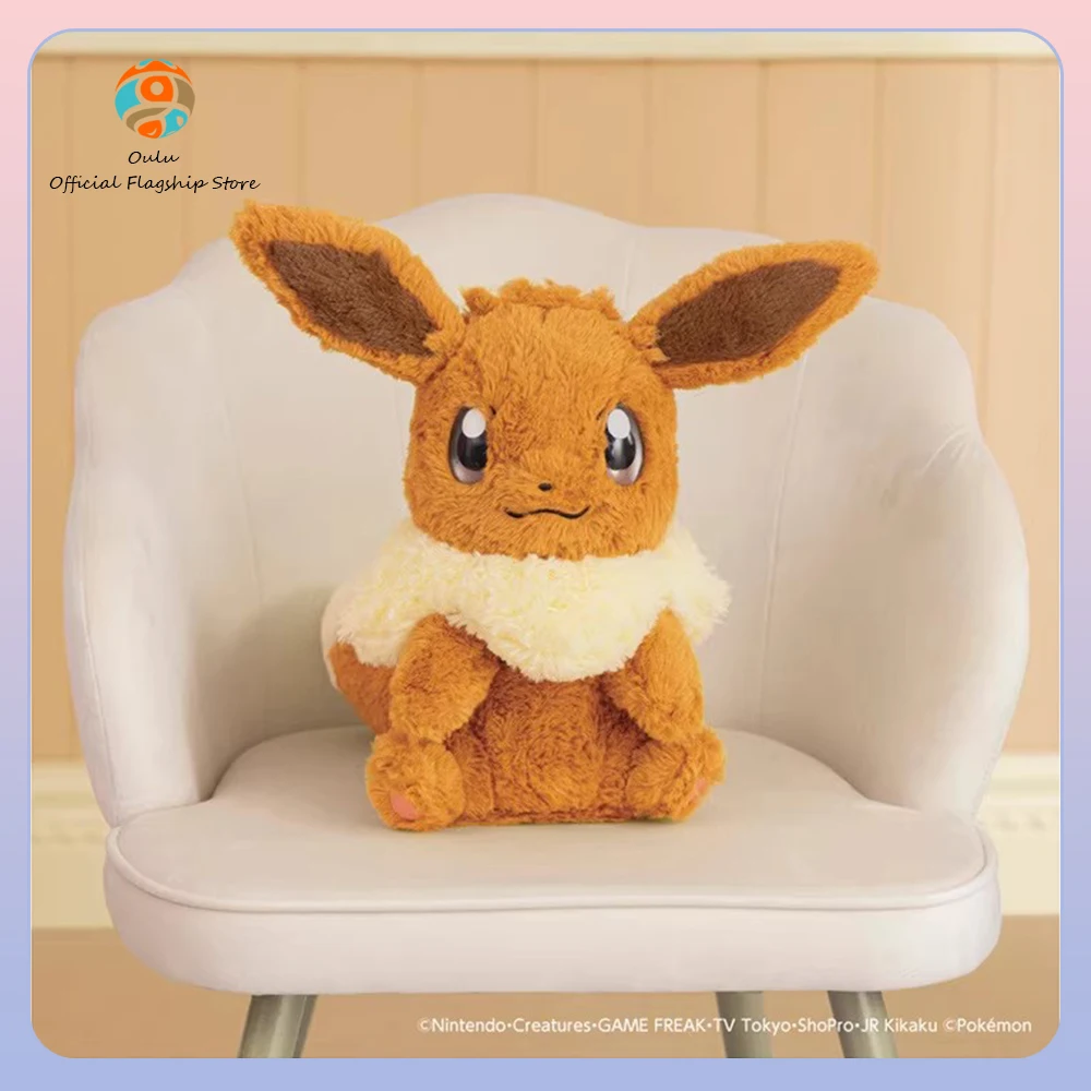 

New Genuine Pikachu Stuffed Plush Doll Tomy Interactive Sound Doll Ornament Gift Toy Trendy Play Pikachu Eevee Plush Figure