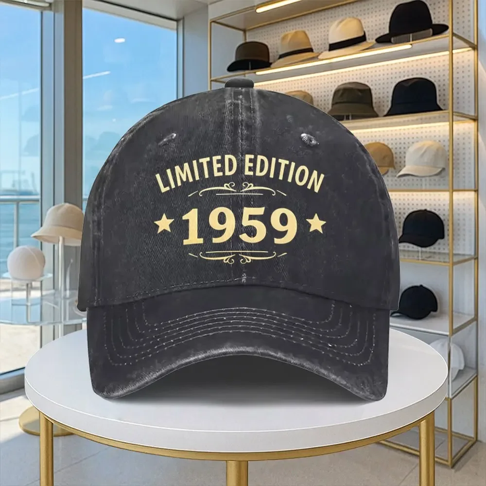 1pc 1959 Limited Edition Baseball Cap | Lightweight, Adjustable Design, Multi-Color Options, Unisex, Fashionable Casual Style, S