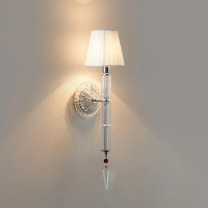 

Crystal Sconce LED K9 Crystal Wall Lights Creative Crystsal Wall Sconce Candle Bedroom Wall Lamp AC 100% Guaranteed Lighting