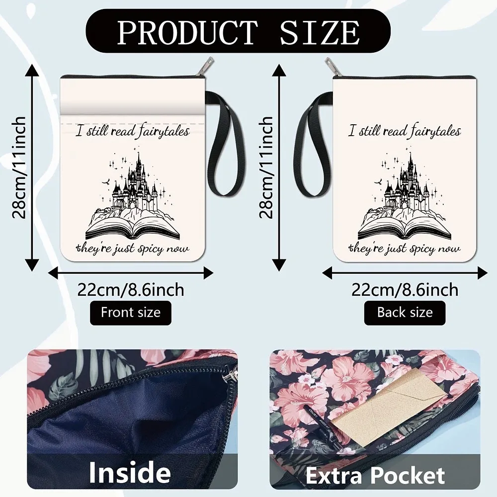Cloth Book Cover Notebook Wraps Rectangle Castle 280x220mm