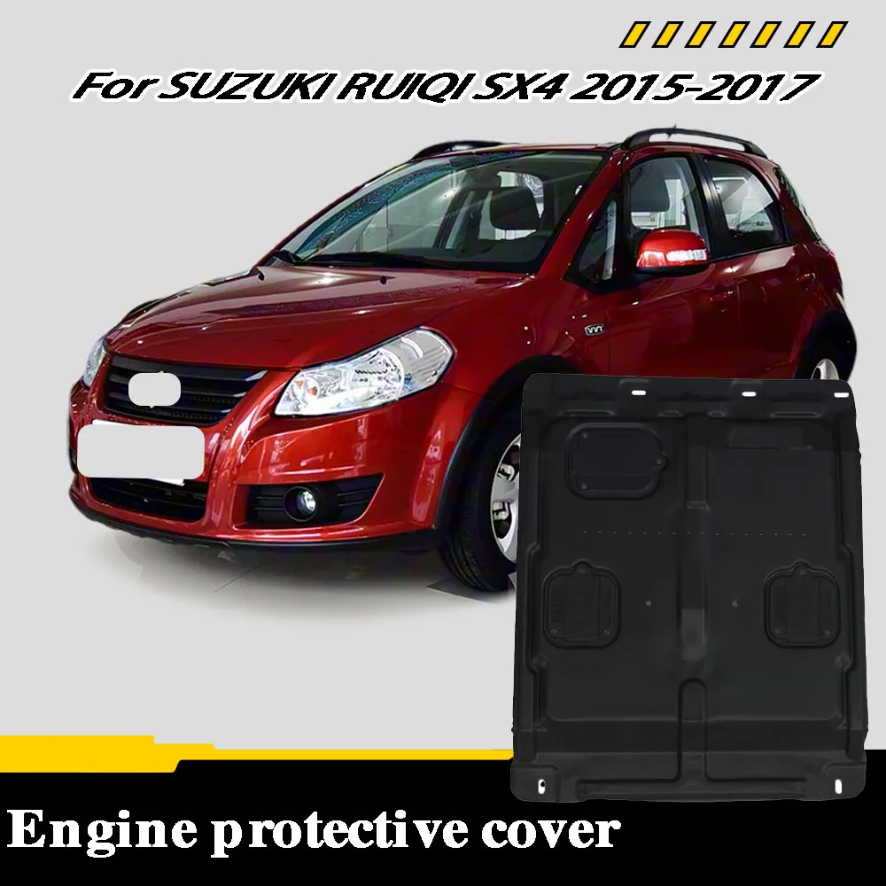 Engine splash guard suitable For SUZUKI RUIQI SX4 2015-2017 1.6L providing undercarriage protection.